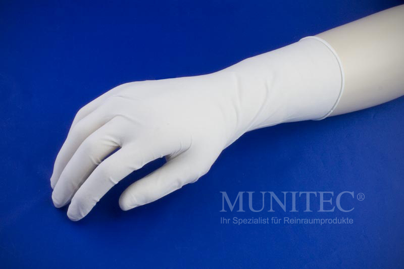 Reinraum-Handschuhe Nitril weiß